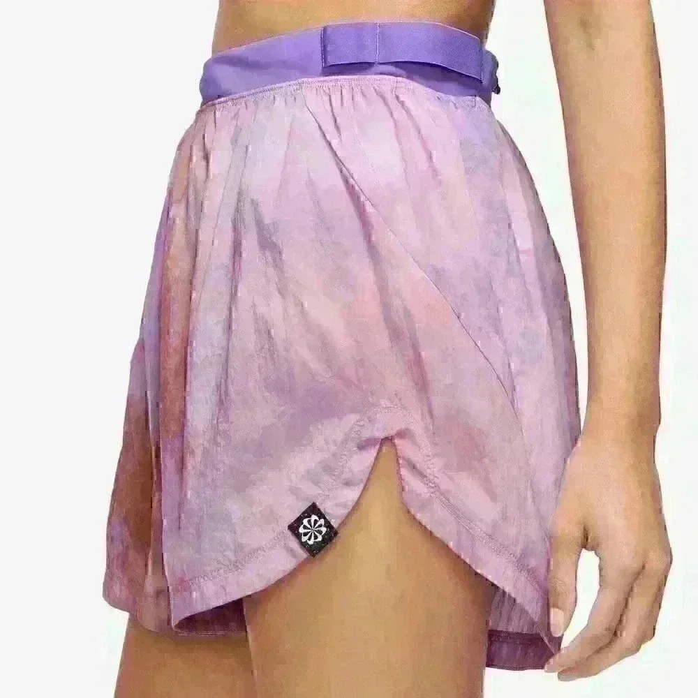 Nike Women's L Mid-Rise 3" Brief-Lined Trail Running Shorts with Pockets NWT $75 - Picture 3 of 4